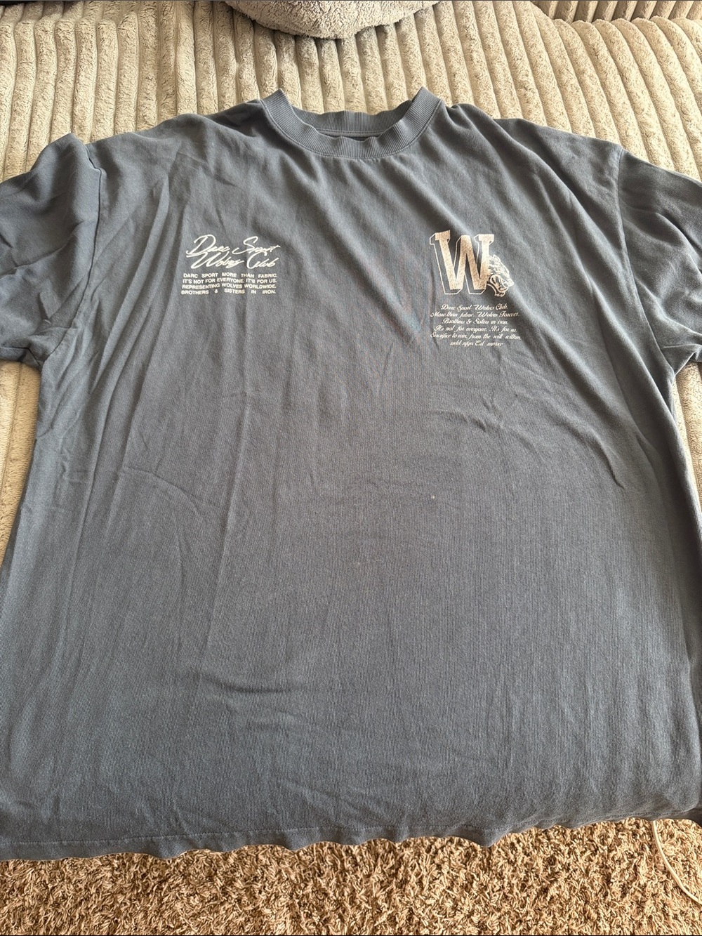 Men’s Large Navy Darc Sport Crew Neck T-Shirt